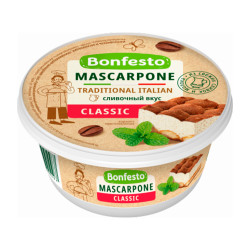 Сыр мягкий Bonfesto маскарпоне, 78 %, 250 г