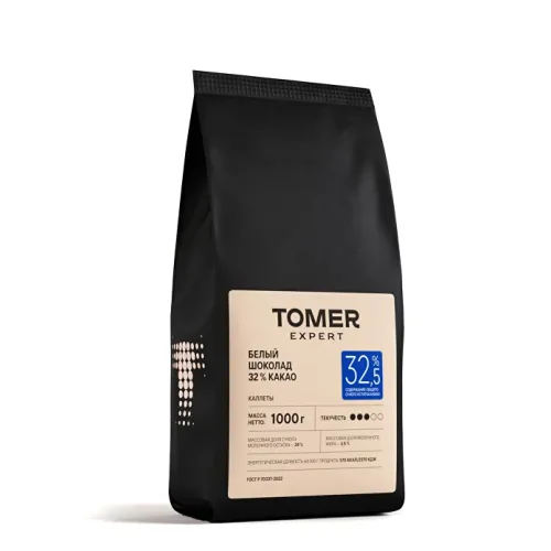 Белый шоколад 32% Tomer Expert (РФ) 1кг Белый шоколад 32% Tomer Expert (РФ) 1кг