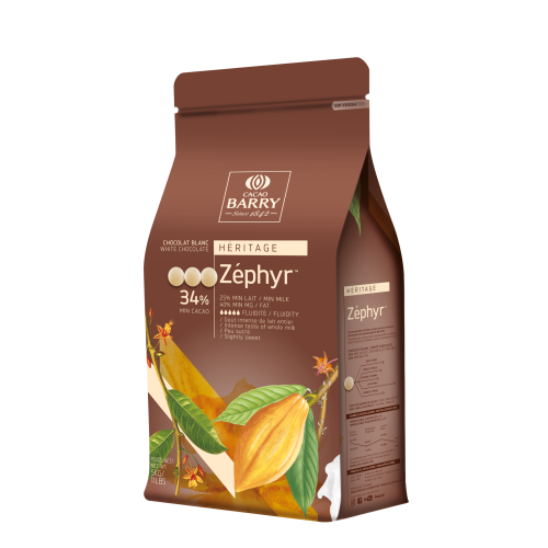 Белый шоколад Zephyr 34% Cacao Barry (Франция) 1кг